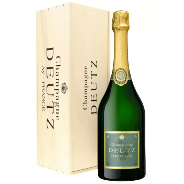 Magnum of DEUTZ Champagne Brut Classic Wooden box