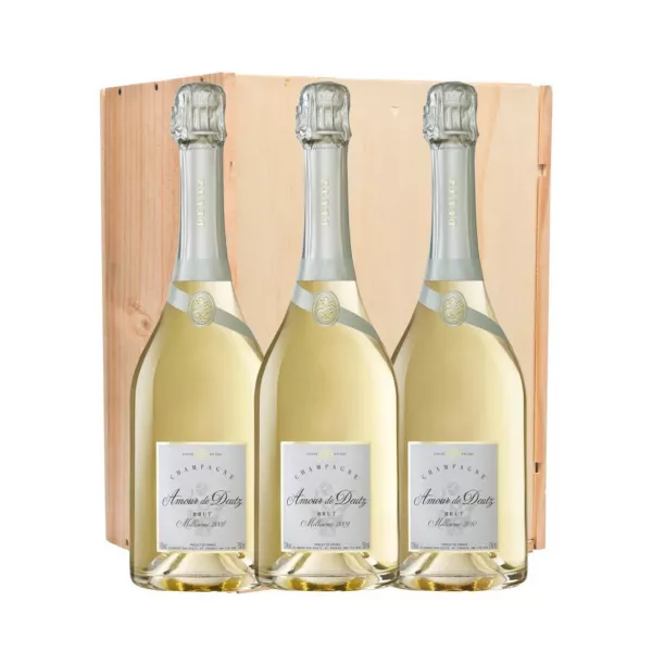 DEUTZ champagne Gift Set 3 Magnums Amour de Deutz, 2008, 2009 et 2010 vintage