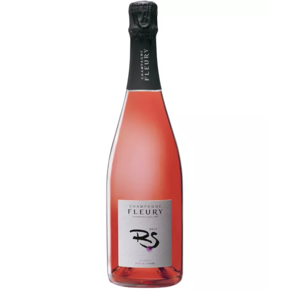 Half Bottle of Champagne FLEURY Rosé De Saignée Brut