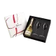 LANSON champagne Gif Set Blanc De Blancs with 2 glasses