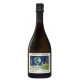 Botella de Champagne Chavost Eureka Brut Nature, etiqueta coloreada, vista frontal