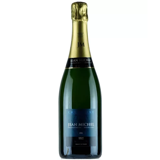 Botella de Champagne Jean Michel Blanc de Meunier Millésime 2018, vista frontal