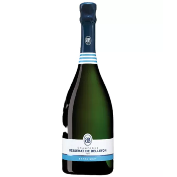Botella de Champagne Besserat de Bellefon Extra Brut, 75cl, vista frontal