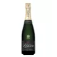 Botella de Champagne Lanson Le Black Création Brut, etiqueta negra, vista frontal