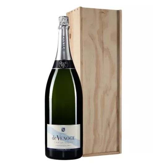 Champagne Jeroboam of De Venoge Cordon Bleu