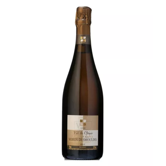 Botella de champán Voirin Desmoulins Cuvée Fût de Chêne, vista frontal