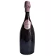 Botella de Champagne Gosset Célébris 2007 Rosé, vista frontal, tapón rosa