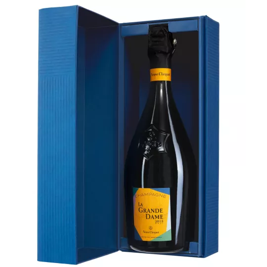Botella de champán Veuve Clicquot La Grande Dame 2015: textura sedosa