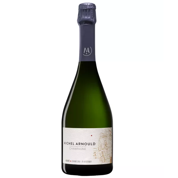 Botella de Champagne Michel Arnould Acuité Grand Cru Extra Brut, vista frontal