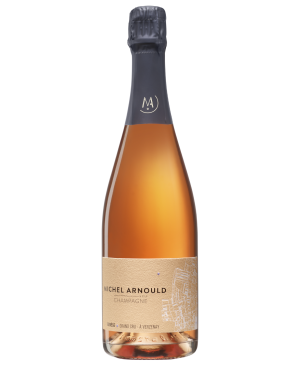 Botella de Champán Michel Arnould Genèse Extra Rosé - Pinot Noir Grand Cru Verzenay