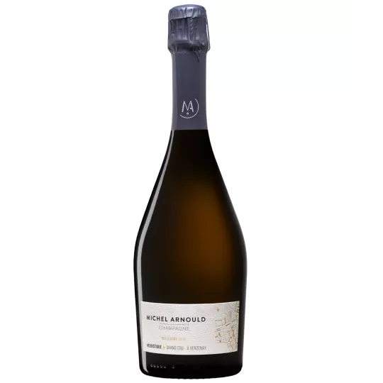 Botella de champán Michel Arnould Heuristique 2019, Grand Cru, vista frontal