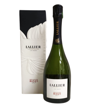 Botella de champán Lallier Réflexion R021 con estuche