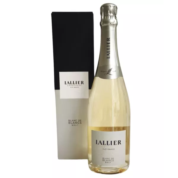 Botella de champán Lallier Blanc de Blancs