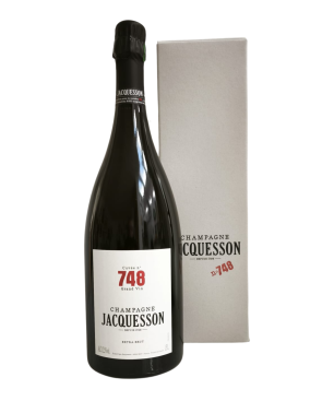 Magnum de Champagne Jacquesson Cuvée 748 Extra Brut 150cl - botella y etiqueta