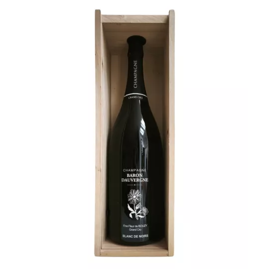 Jeroboam con estuche de madera de Champagne Baron Dauvergne Fine Fleur 3L botella de celebración