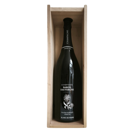 Jeroboam con estuche de madera de Champagne Baron Dauvergne Fine Fleur 3L botella de celebración
