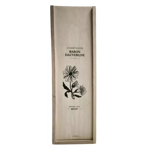 Jeroboam con estuche de madera de Champagne Baron Dauvergne Fine Fleur 3L botella de celebración