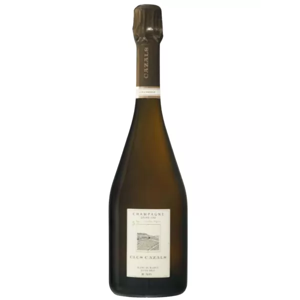 Botella de Champagne Cazals Clos Cazals 2015 Grand Cru Blanc de Blancs