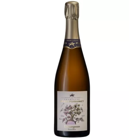 Botella de Champán Poissinet L'Émergente - Cuvée Biodinámica Vallée de la Marne