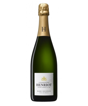 Champagne Henriot Blanc de Blancs - Botella de 75 cl con fondo blanco
