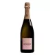 Botella de Champagne Henriot Brut Rosé - color salmón y fina efervescencia