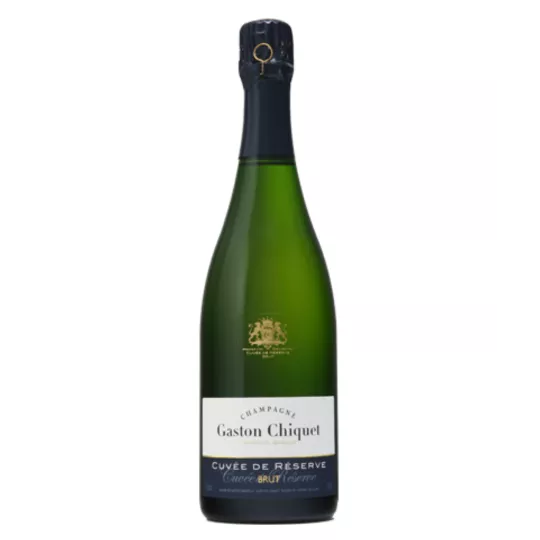 Botella de Champagne Gaston Chiquet Cuvée de Réserve Premier Cru - mezcla de Pinot Meunier, Chardonnay y Pinot Noir
