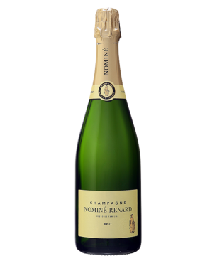 Botella de Champagne Nominé-Renard Brut - Vendimiado y manipulado en Champagne, mezcla de Chardonnay, Pinot Noir, Pinot Meunier