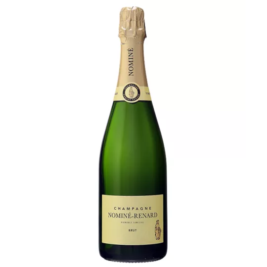 Botella de Champagne Nominé-Renard Brut - Vendimiado y manipulado en Champagne, mezcla de Chardonnay, Pinot Noir, Pinot Meunier