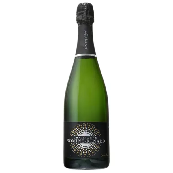 Botella de Champagne Nominé Renard Demi-sec - mezcla de Chardonnay, Pinot Noir y Meunier
