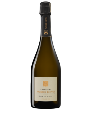 Botella de champán Patrick Boivin Blanc de Blancs Premier Cru, vista frontal