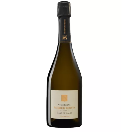 Botella de champán Patrick Boivin Blanc de Blancs Premier Cru, vista frontal