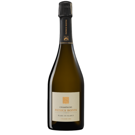Botella de champán Patrick Boivin Blanc de Blancs Premier Cru, vista frontal