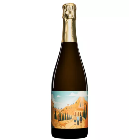 Botella de Champagne Romain Hénin L'Odyssée Pétillante Capítulo 1 - Brut Nature biodynamique