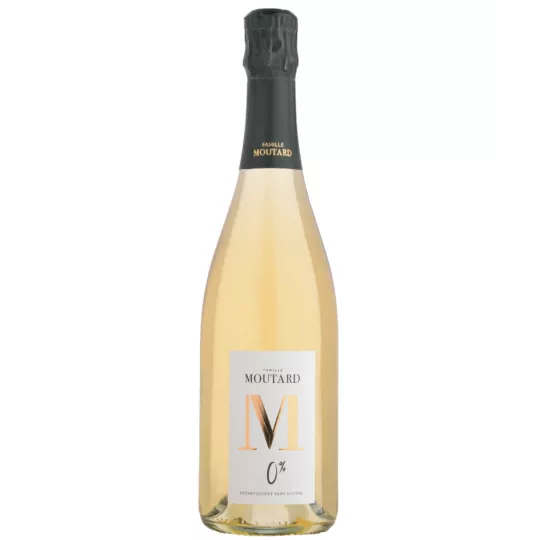 Botella de mostaza sin alcohol M Pétillant, vino espumoso 0% con burbujas finas y naturales
