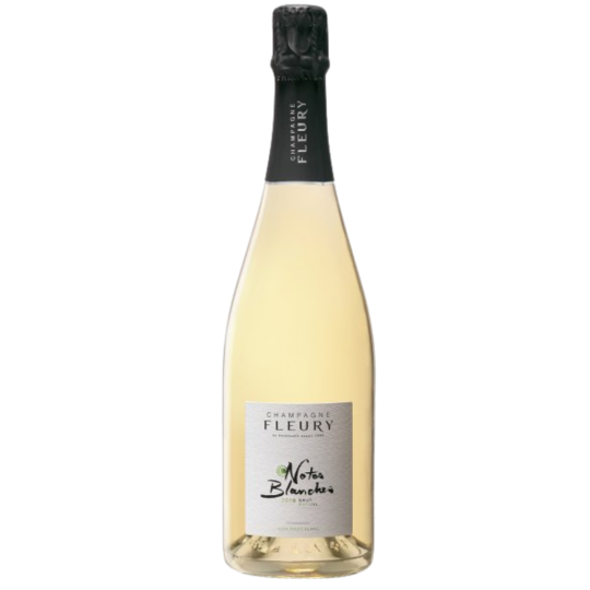 Botella de Champagne Fleury Notes Blanches Brut Nature 2018