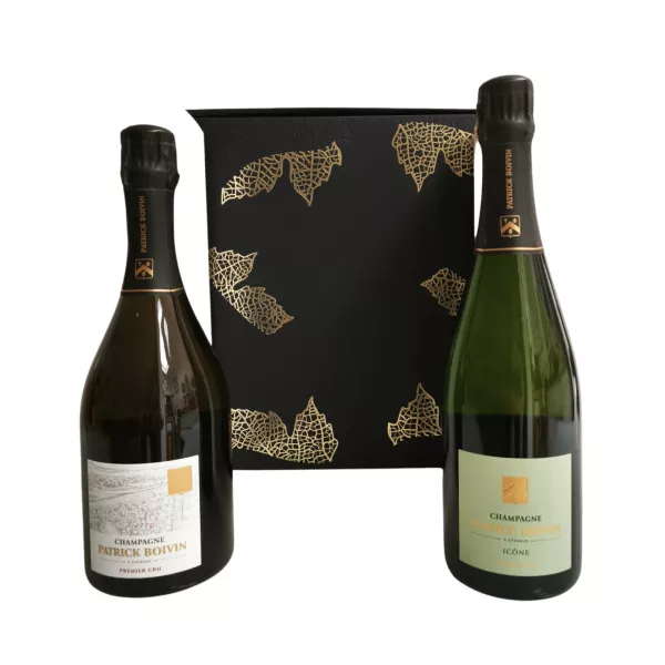 Estuche Champagne de vigneron Boivin 1 er Cru brut y añada 2020