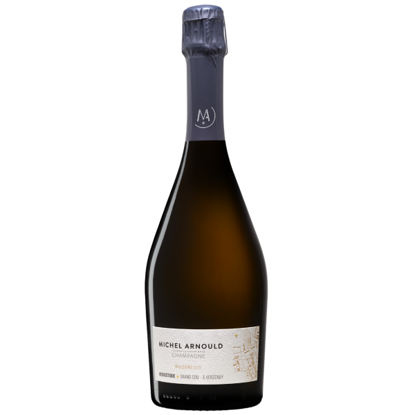 Botella de champán Michel Arnould Heuristique 2019, Grand Cru, vista frontal