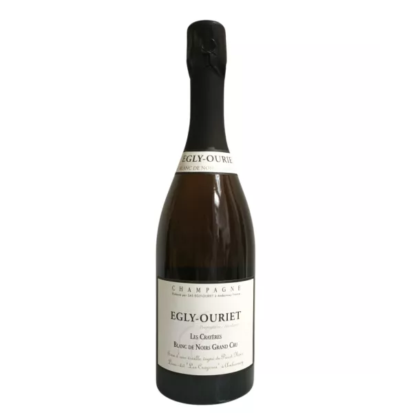 Botella de champán Egly-Ouriet Les Crayères Blanc de Noirs Grand Cru Ambonnay Extra-Brut
