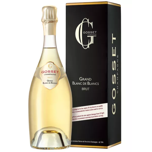 Bottle of GOSSET Grand Blanc De Blancs Brut Champagne