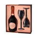 Champagne Gift Set LAURENT-PERRIER pink with 2 flutes