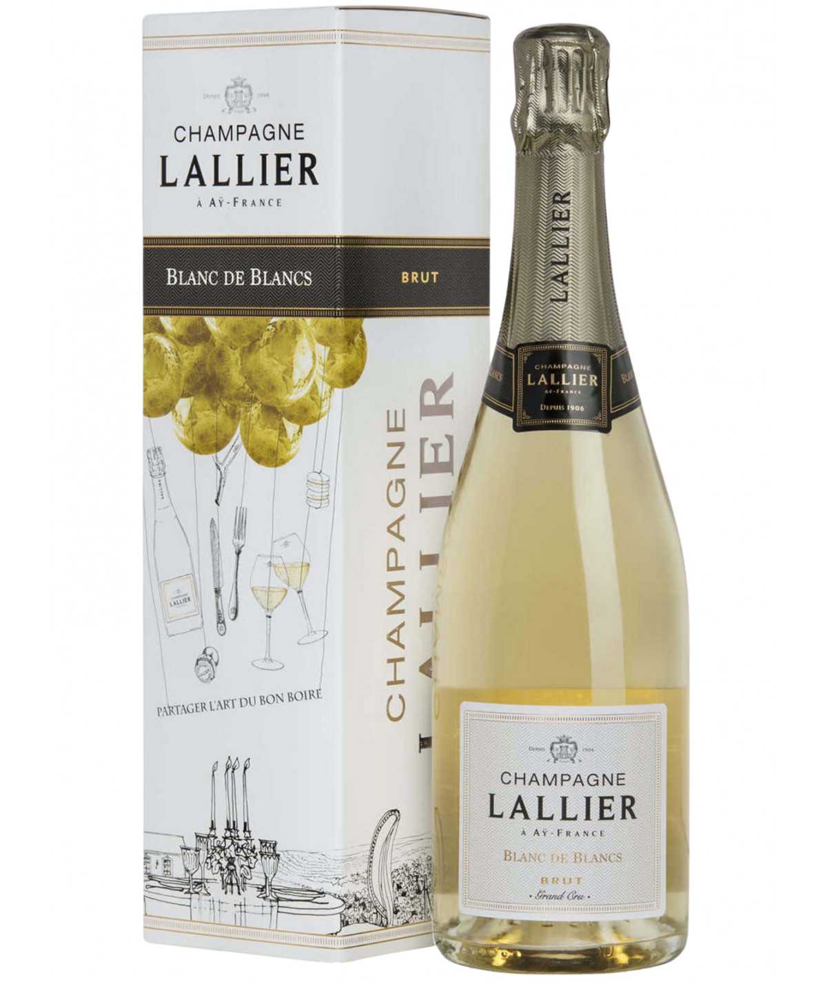 Magnum of LALLIER Champagne Blanc de Blancs Grand Cru