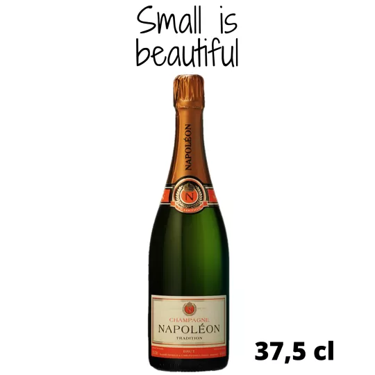 Media botella de champán NAPOLEON Tradition Brut