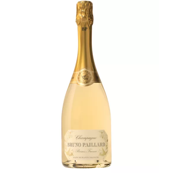 Botella de champán Bruno Paillard Blanc de Blancs Grand Cru, vista frontal