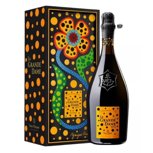 VEUVE CLICQUOT champagne La Grande Dame 2012 by Yayoï Kusama