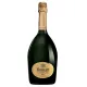 Magnum de Champagne R de Ruinart Brut 1,5L - botella y etiqueta sobre fondo neutro
