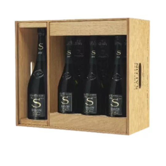 Luxury Champagne Gift sets SALON Vintages 2004 2006 2007 2008 1 Magnum and 6 bottles